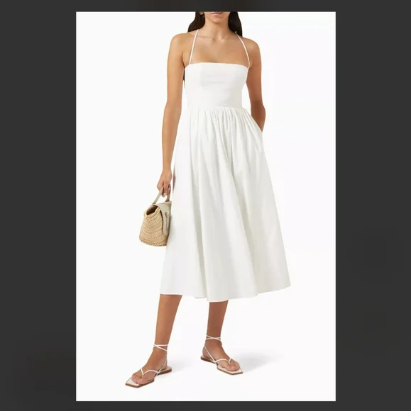 REFORMATION Kaede Dress in White - Picture 14 of 14